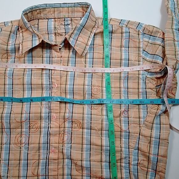 Wrangler Cowboy Embroidery Unisex Blouses Size XL Unisex - Picture 3 of 7